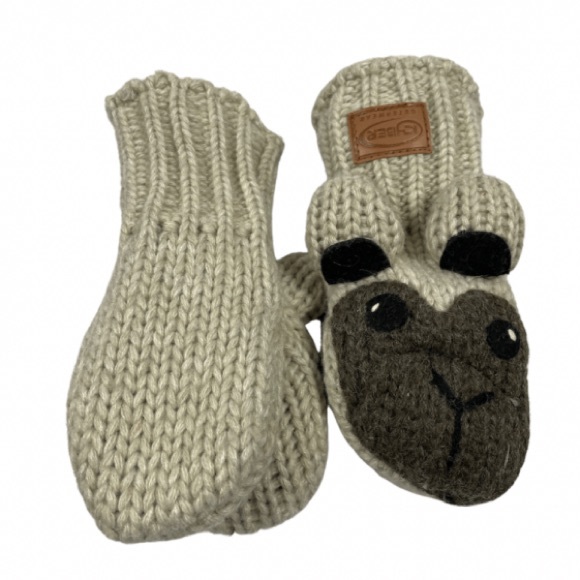 Mitaine en laine d’alpaga de marque kyber pour enfants environ 4 ans + - Picture 1 of 1